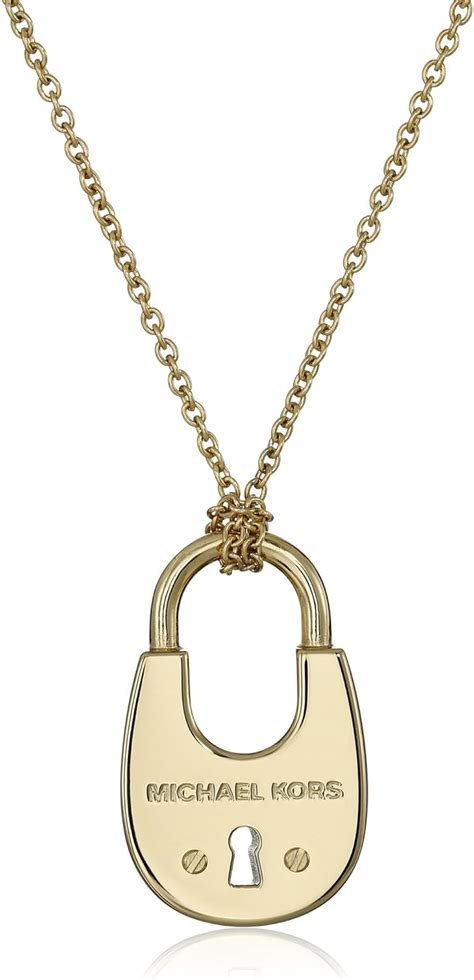 michael kors padlock|Amazon.com: Michael Kors Padlock Necklace.